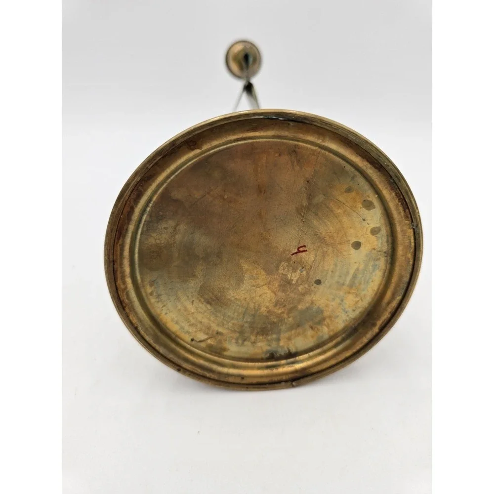 Vintage Brass and‎ Copper Angel Candlestick Holder 9.5